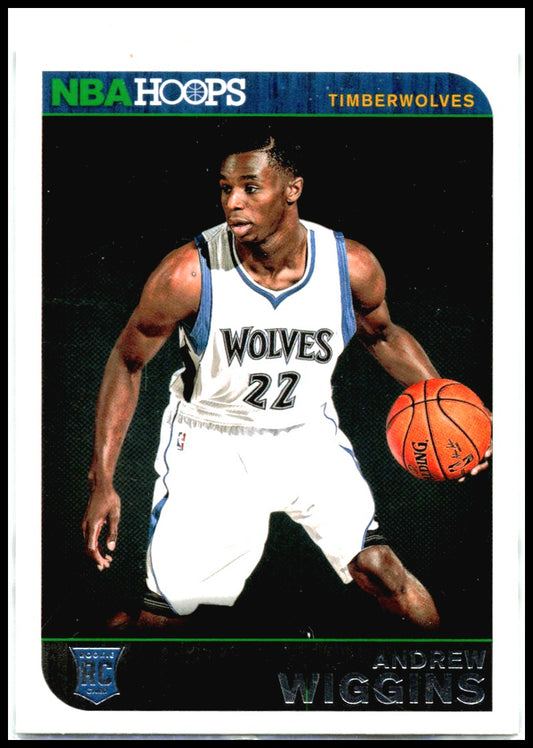 2014-15 Hoops #261 Andrew Wiggins RC Minnesota Timberwolves