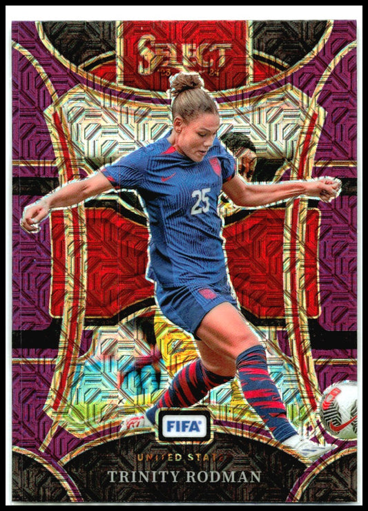 2023-24 Panini Select FIFA Purple Mojo #13 Trinity Rodman France