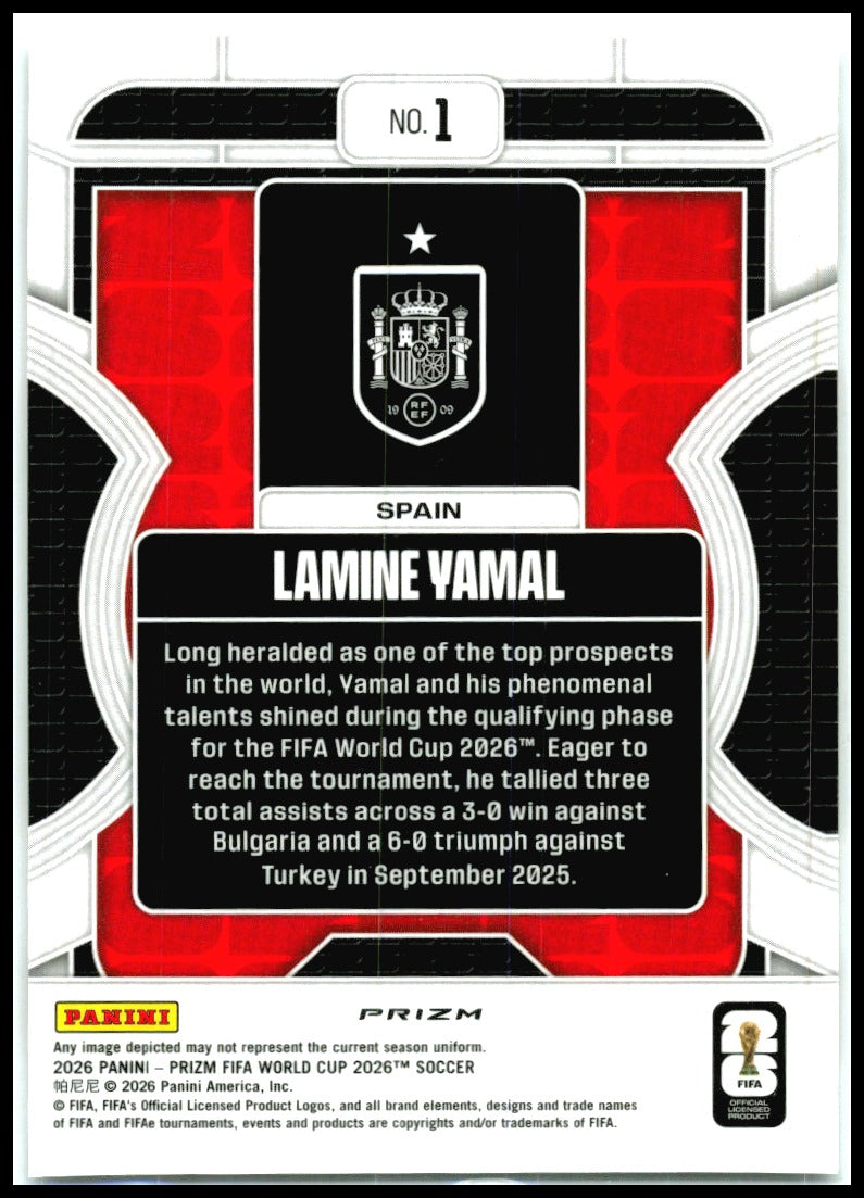 2026 Monopoly FIFA World Cup Gold Cracked Ice Prizm #1 Lionel Messi Argentina