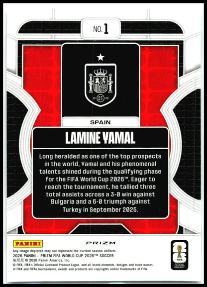 2026 Monopoly FIFA World Cup Gold Cracked Ice Prizm #1 Lionel Messi Argentina