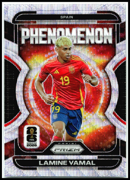 2026 Panini Prizm FIFA World Cup Phenomenon Wave Prizm #1 Lamine Yamal Spain