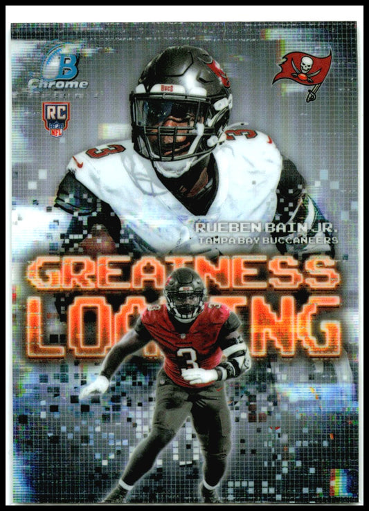 2026 Bowman Greatness Loading #GL-18 Rueben Bain Jr. Tampa Bay Buccaneers