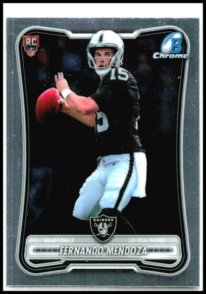 2026 Bowman Chrome #BCV-101 Fernando Mendoza Las Vegas Raiders