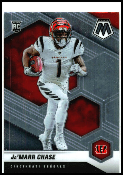 2021 Panini Mosaic #307 Ja'Marr Chase RC Cincinnati Bengals