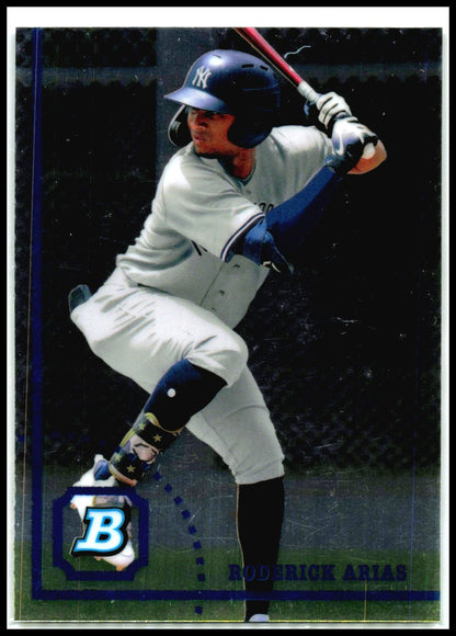 2022 Bowman Heritage Chrome Prospects #BHPC-102 Roderick Arias New York Yankees