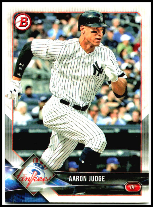 2018 Bowman #24 Aaron Judge New York Yankees