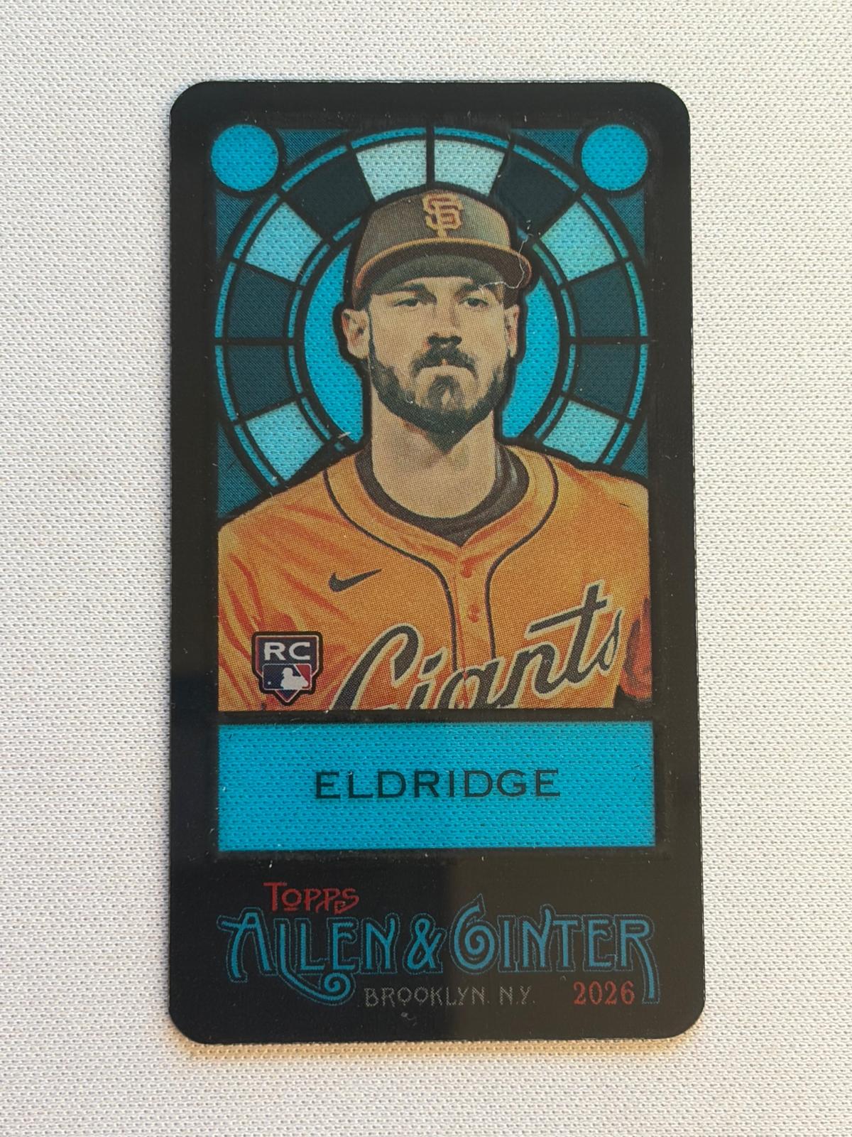 2026 Topps Allen & Ginter Mini Stained Glass #73 Bryce Eldridge RC Giants