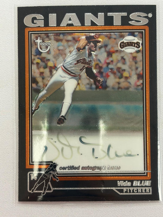 2004 Topps Retired Signature Edition Autographs #TA-VB Vida Blue AU Giants