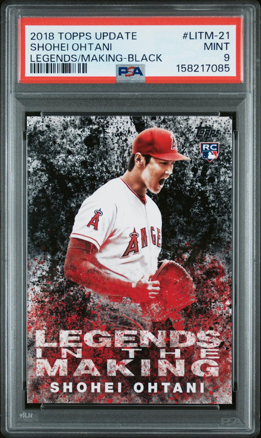 2018 Topps Update Legends/Making-Black #LITM-21 Shohei Ohtani