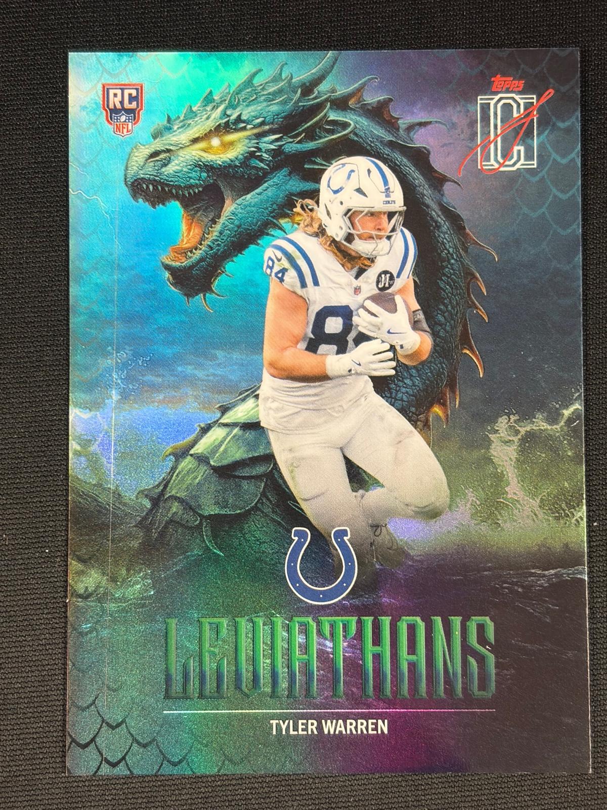 2025 Topps Signature Class Leviathans #L-19 Tyler Warren Indianapolis Colts