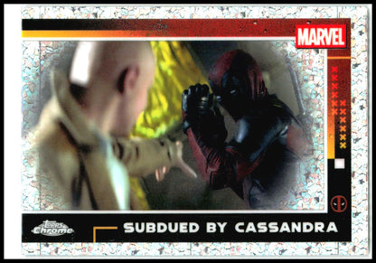 2025 Topps Chrome Marvel Deadpool Mini-Diamonds #85 Subdued by Cassandra