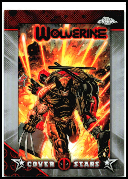 2025 Topps Chrome Marvel Deadpool Cover Stars #CS-12 Wolverine #20