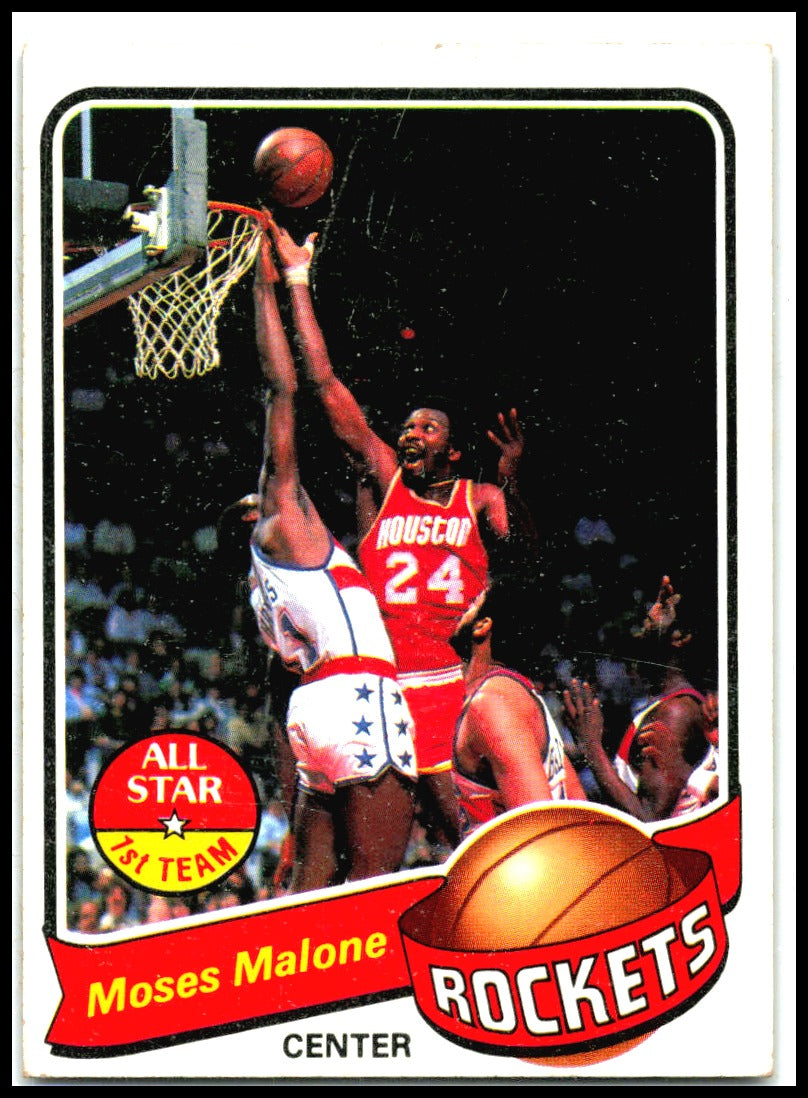 1979-80 Topps #100 Moses Malone Houston Rockets