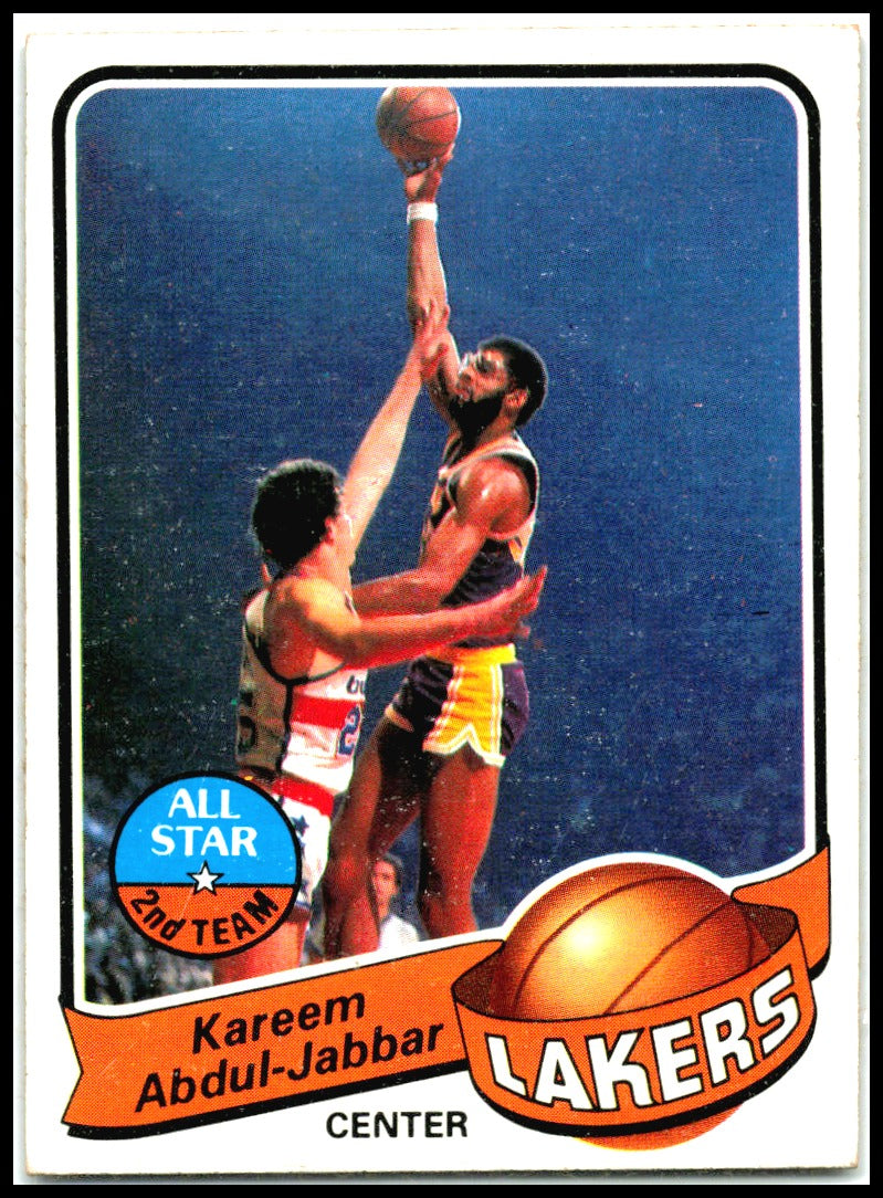 1979-80 Topps #10 Kareem Abdul-Jabbar Los Angeles Lakers