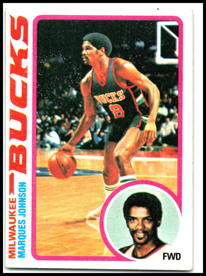1978-79 Topps #126 Marques Johnson RC Milwaukee Bucks