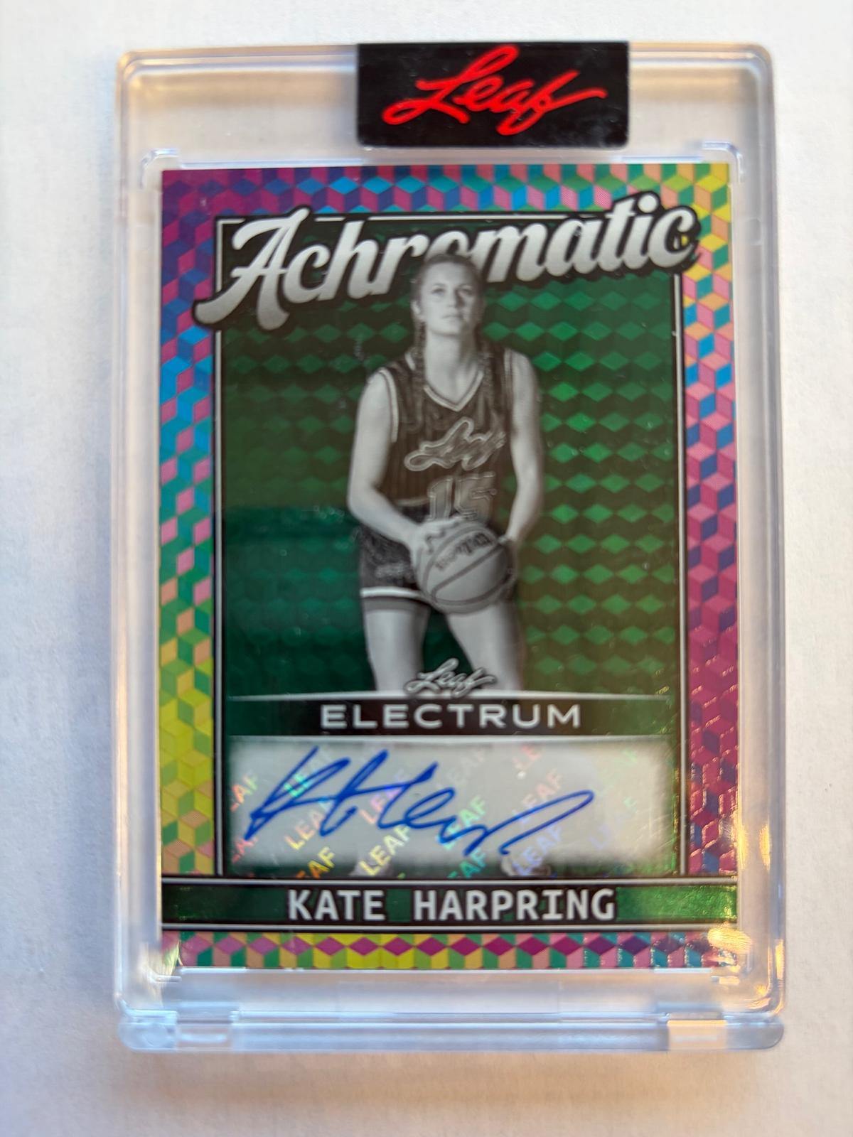 2025 Leaf Electrum - Achromatic Green #A-KH1 Kate Harpring AU #/5