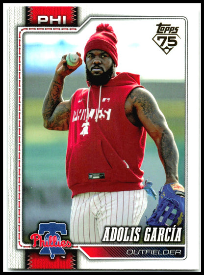 2026 Topps Update Golden Mirror #US12 Adolis García Philadelphia Phillies
