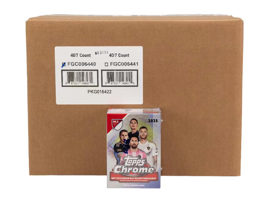 2025 Topps MLS Chrome Soccer Blaster 40-Box Case