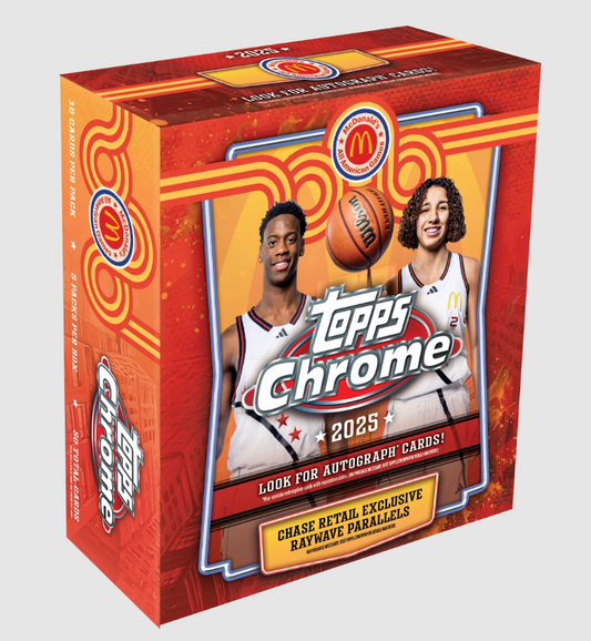 2025 Topps Chrome McDonald’s All-American Basketball - Mega Box