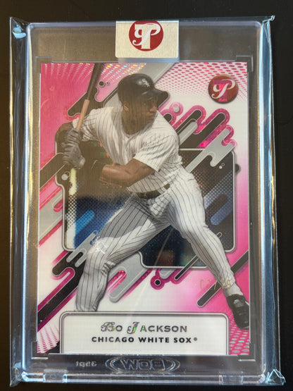 2025 Topps Pristine Pristine Pink Refractor #61 Bo Jackson White Sox /15