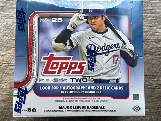 2025 Topps Series 2 Baseball Jumbo Hobby Box
