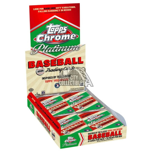 2025 Topps Chrome Platinum Anniversary Baseball Hobby Box