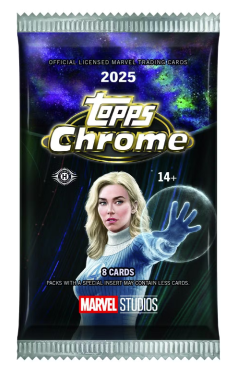2025 Topps Marvel Studios Chrome Hobby Pack