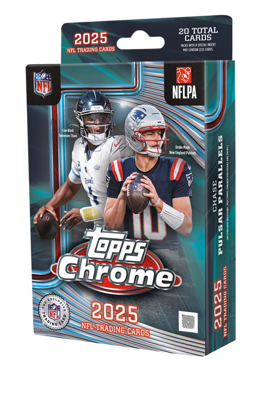 2025 Topps Chrome Football Hanger Box
