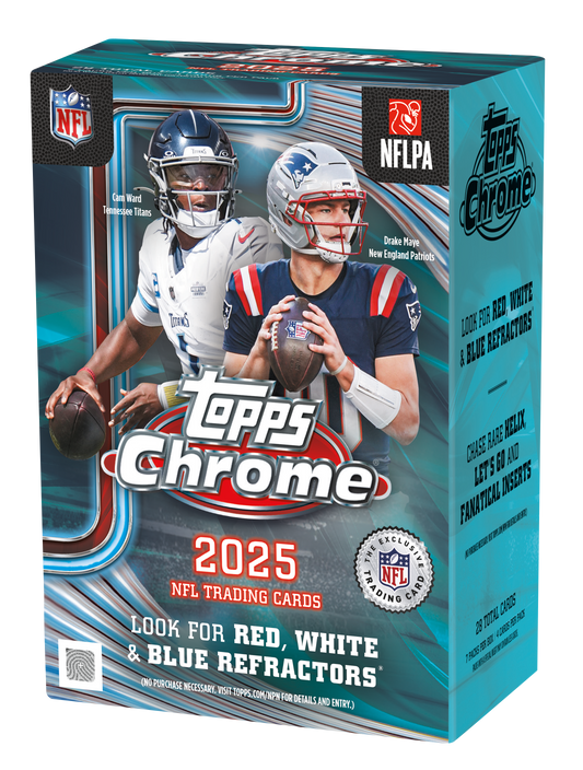 2025 Topps Chrome Football Value Box