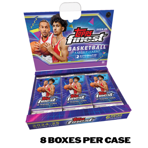 2024/25 Topps Finest Basketball Hobby 8 Box Case