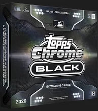 2026 Topps Chrome Black Baseball Hobby Box