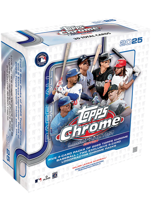 2025 Topps Chrome Baseball Logofractor Edition Box