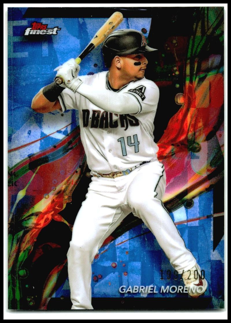 2024 Finest Blue/200 #67 Gabriel Moreno Arizona Diamondbacks