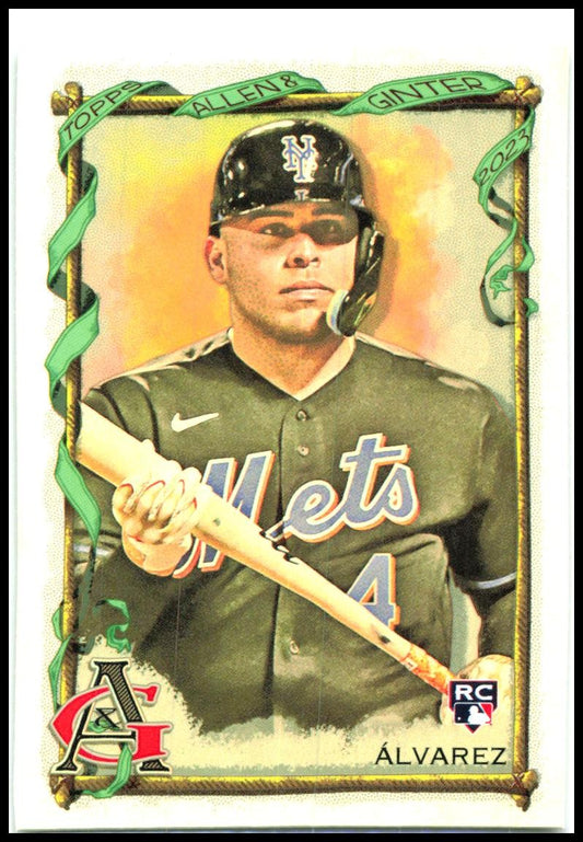 2023 Topps Allen & Ginter #123 Francisco Álvarez Rookie New York Mets