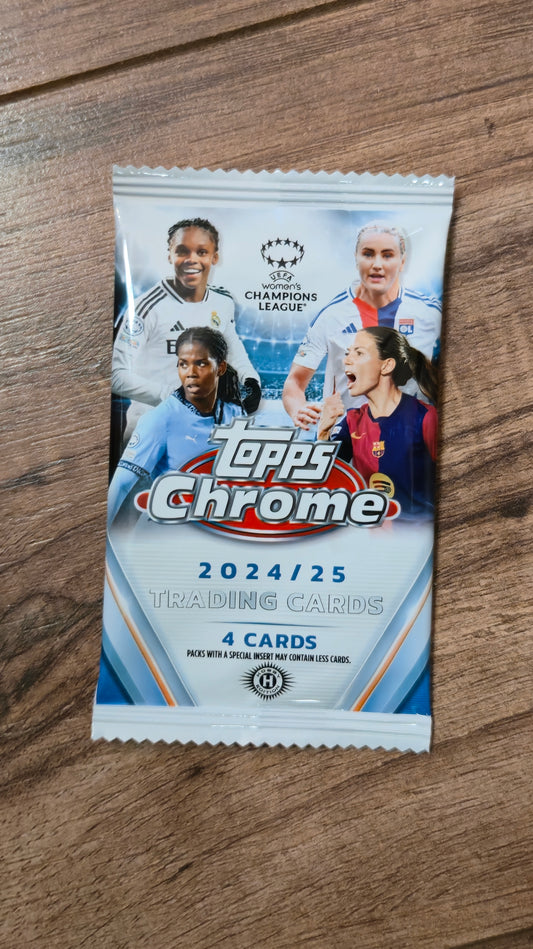 2024/25 Topps Chrome UEFA Womens Hobby Pack