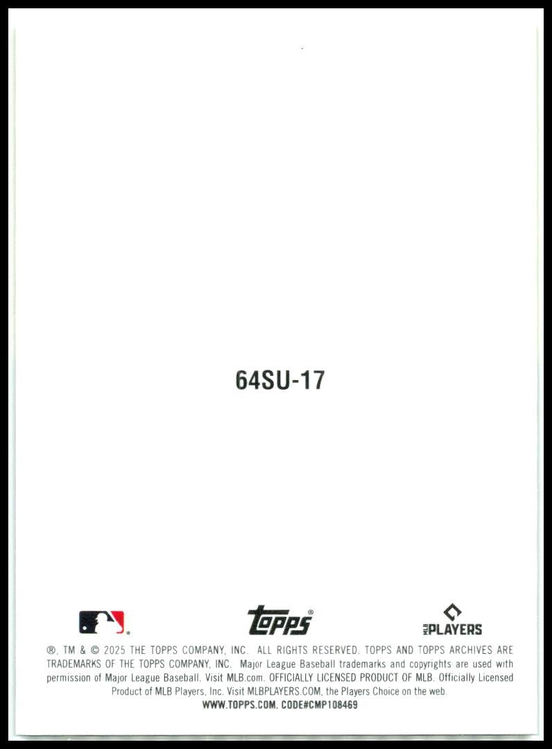 2025 topps archives #64SU-17 Francisco Lindor