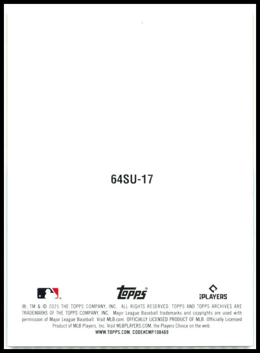 2025 topps archives #64SU-17 Francisco Lindor