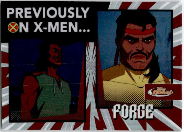 2025 Topps Finest Marvel X-Men Previously On X-Men #PO-18 Force
