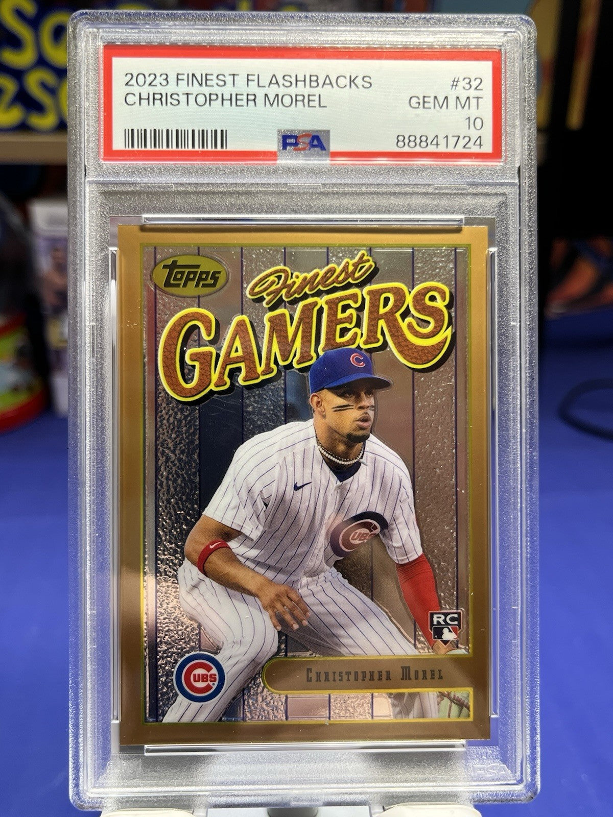 2023 Topps Finest Flashbacks #32 Christopher Morel RC PSA 10 Gem Mint