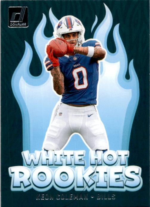 2024 Donruss White Hot Rookies #WH4 Keon Coleman Buffalo Bills