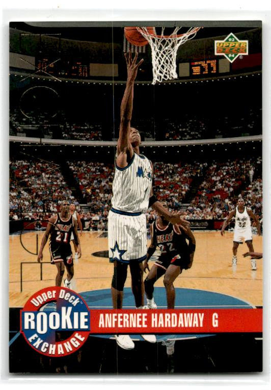 1993-94 Upper Deck Rookie Exchange Gold #RE3 Anfernee Hardaway Orlando Magic