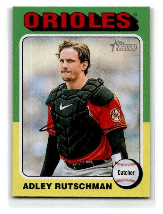 2024 Topps Heritage #188 Adley Rutschman Baltimore Orioles