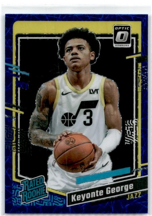 2023-24 Donruss Optic Purple #223 Keyonte George Rookie Utah Jazz