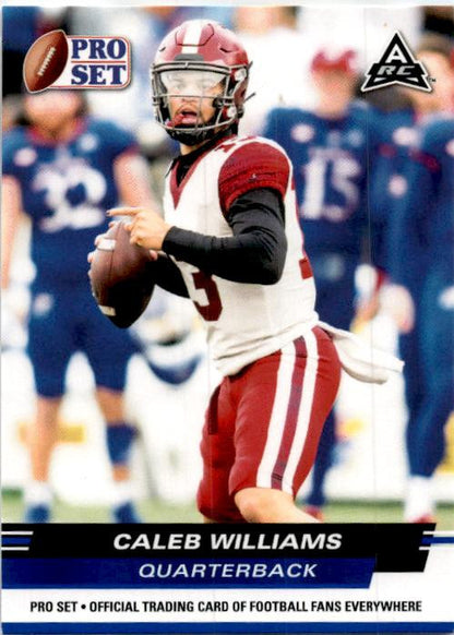 2022 Pro Set Draft Blue #PS-04 Caleb Williams Oklahoma Sooners