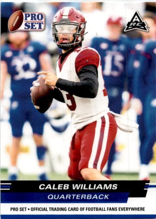 2022 Pro Set Draft Blue #PS-04 Caleb Williams Oklahoma Sooners