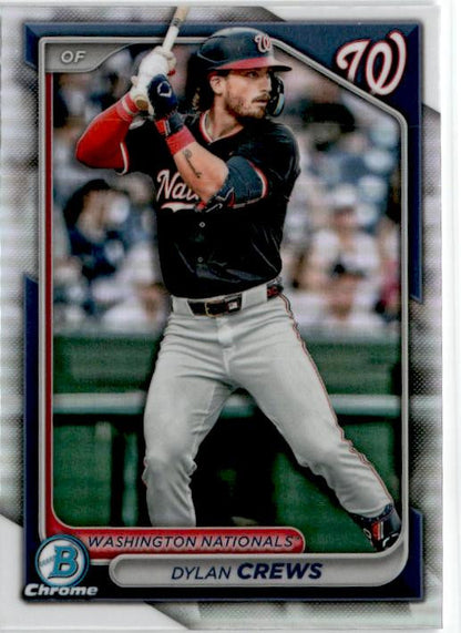 2024 Bowman Draft Chrome #BDC-125 Dylan Crews Washington Nationals
