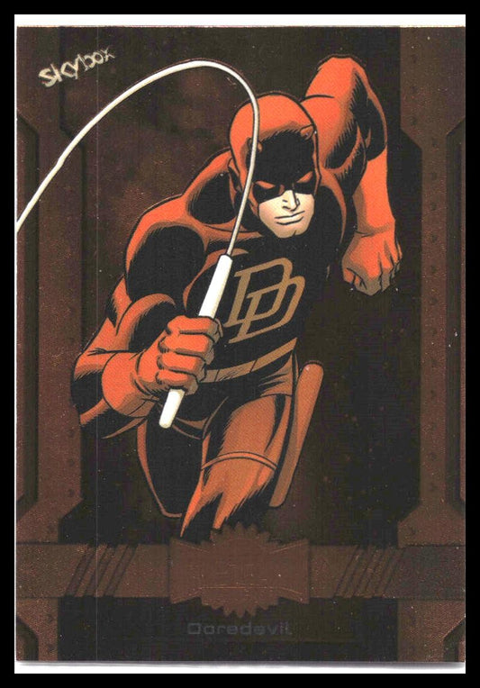 2024 SkyBox Metal Universe Marvel Avengers #39 Daredevil Copper FX