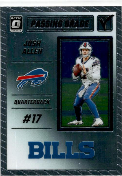 2023 Donruss Optic Passing Grade #PG-JA Josh Allen Buffalo Bills