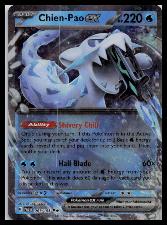 SV02: Paldea Evolved #061/193 Chien-Pao ex