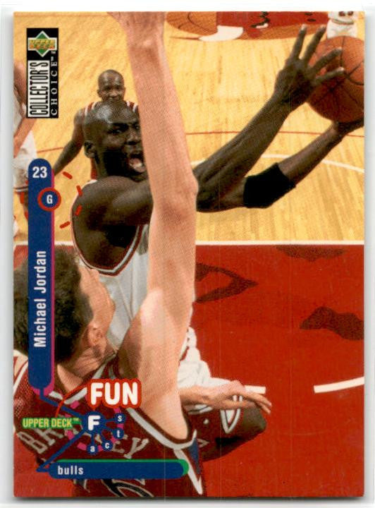 1995-96 Collector's Choice #169 Michael Jordan Chicago Bulls
